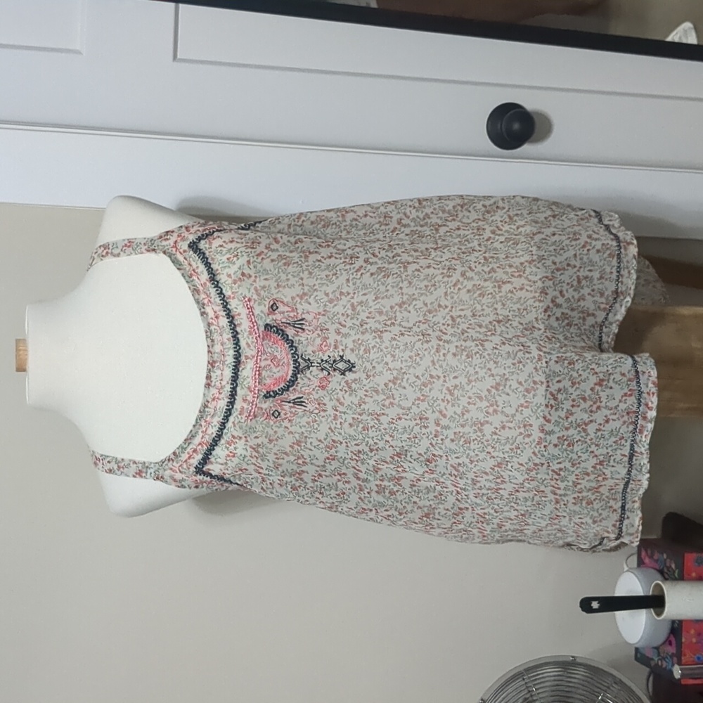Maurice's flowy sheer tback tank